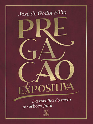 cover image of Pregação expositiva--eBook
